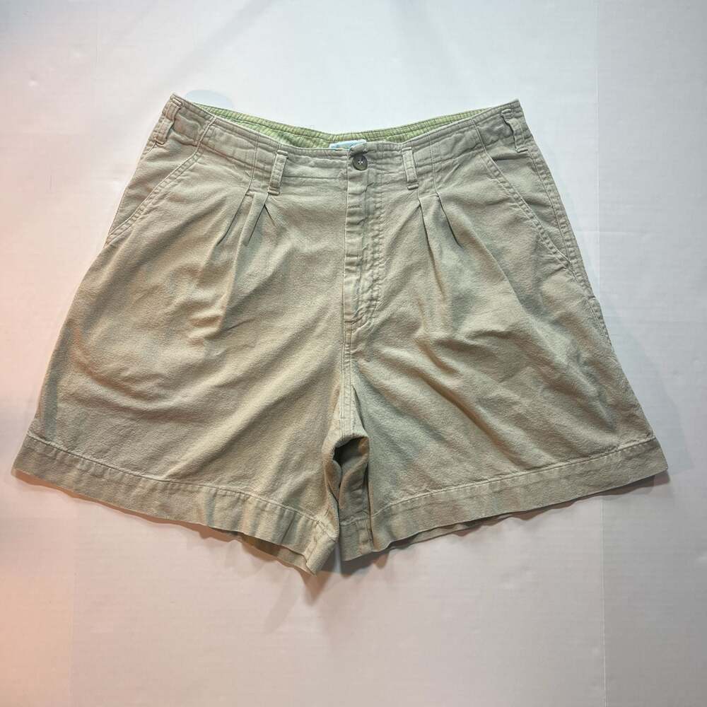 Vintage Patagonia Pleated Cotton Canvas Shorts Size 34 Made in USA